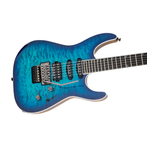 Jackson Pro Series Soloist SL3Q MAH Electric Guitar, Ebony FB, Chlorine Burst