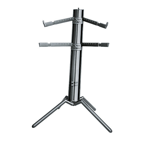 K&M 18860-000-35 Spider Pro Keyboard Stand, Black Anodized – Swee