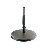 K&M Table Mic Stand 3/8 Inch, Black