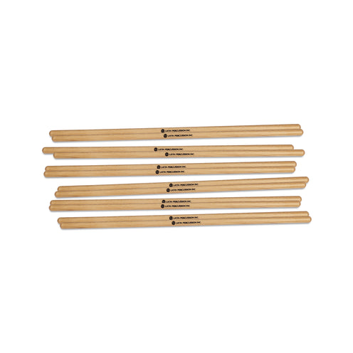 Latin Percussion LP248C 7/16inch Hickory Timbale Sticks, 6 Pairs