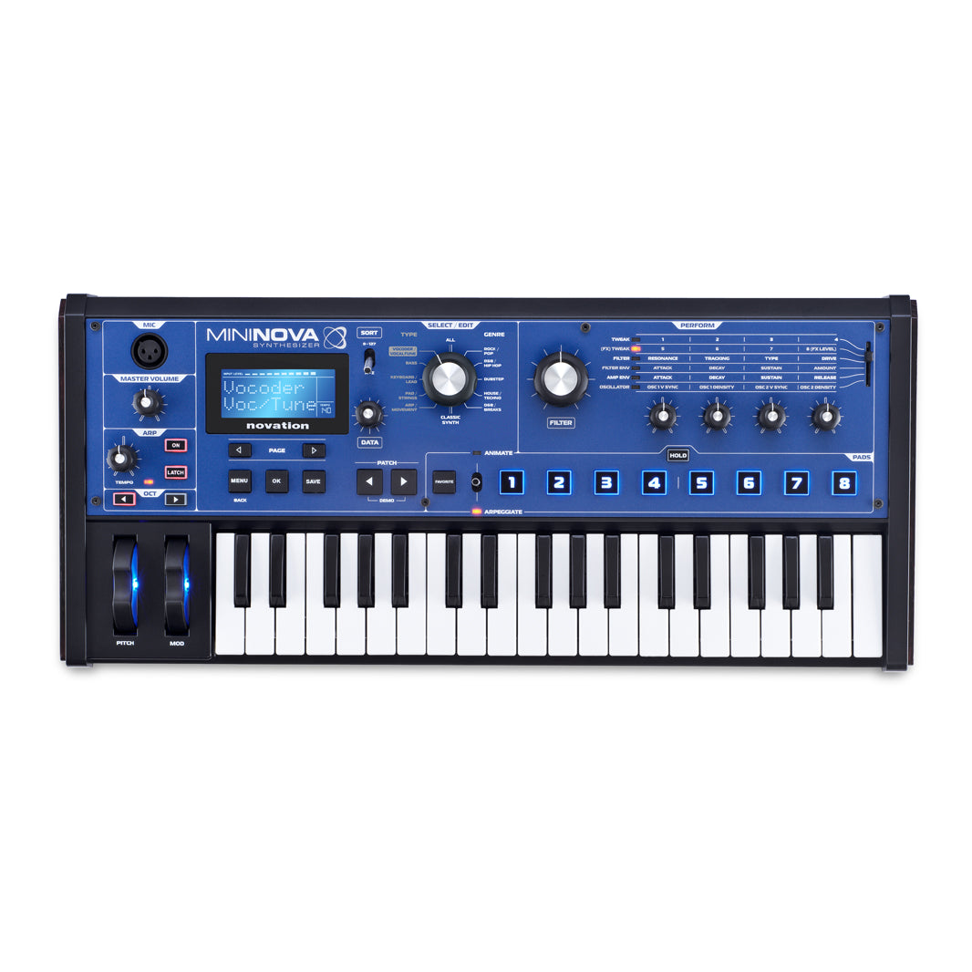 【送料込み】Novation MININOVA 37鍵 シンセサイザー Novation MiniNova 37-mini-key Synthesizer – Swee Lee Singapore