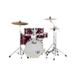 Pearl EXX725SPC-760 Export EXX 5-Piece Shell Pack w/o Hardware (2218B/1007T/1208T/1616F/1455S), Burgundy