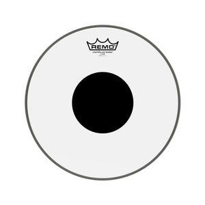 Remo CS-0312-10 12inch Batter Controlled Sound Clear Black Dot On Top Drum Head