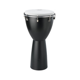 Remo DJ-1010-70 10x20inch Advent Key-Tuned Suede Head Djembe, Black ABS