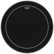 Remo ES-1624-PS 24inch Pinstripe Ebony Bass Drumhead