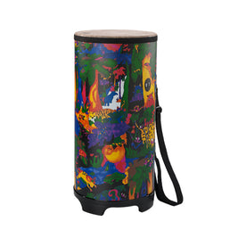 Remo KD-0010-01 10inch Kids Percussion Tubano Drum, Fabric Rain