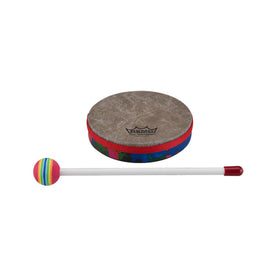 Remo KD-0106-01 6inch Kids Percussion Frame Drum, Fabric Rain Forest