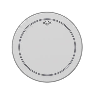 Remo P3-1120-C2 20inch Bass Powerstroke III Coated White Falam Patch Drum Head