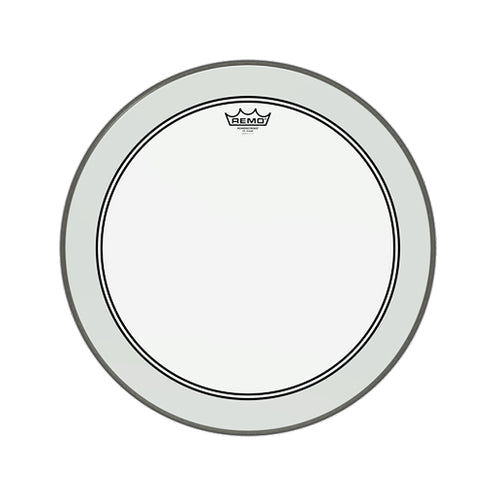 Remo P3-1322-C2 22inch Powerstroke 3 Clear White Falam Patch Bass Drum Head