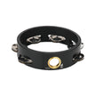 Remo TA-6106-70 6inch Headless Tambourine, Single Row Jingles, Black