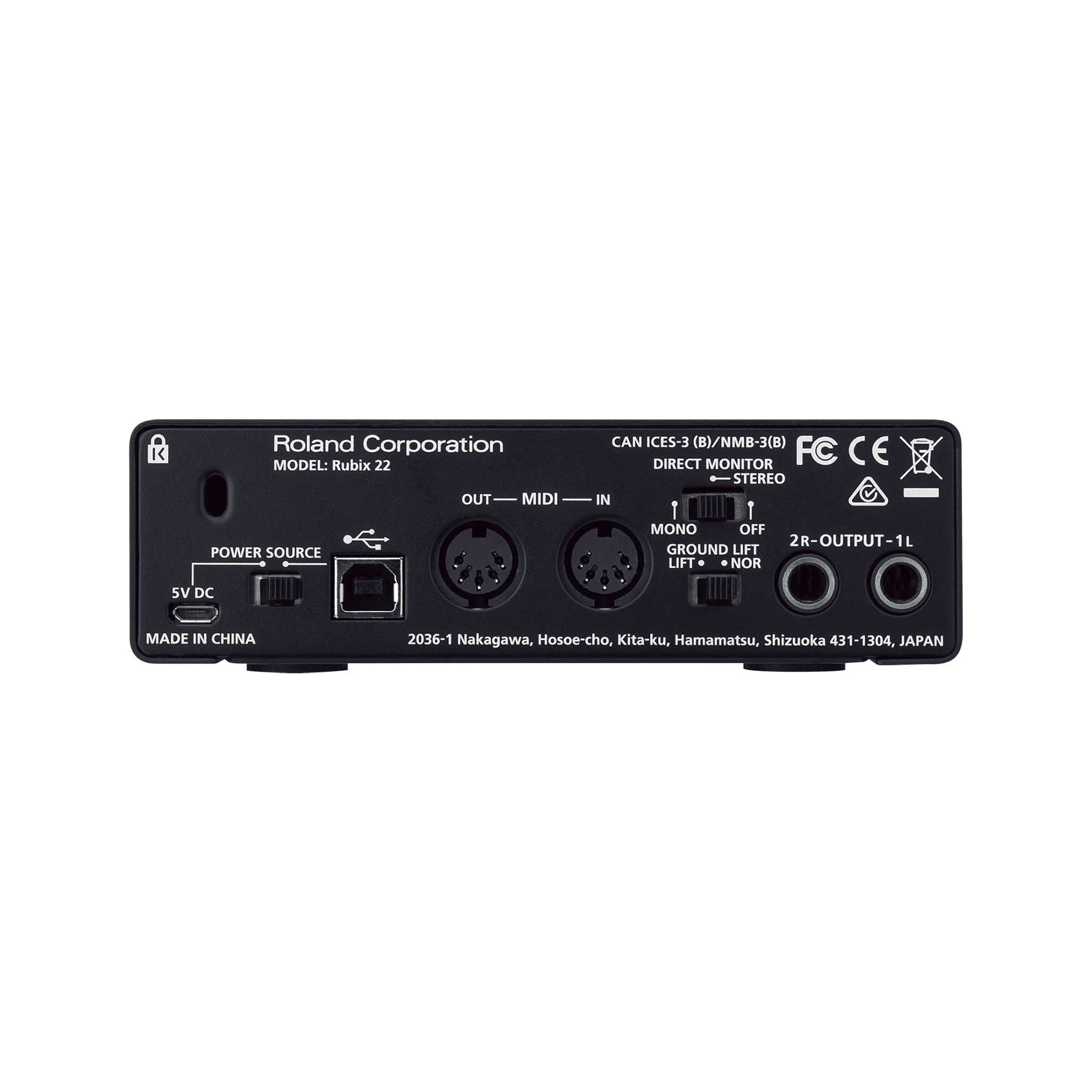 Roland Rubix 22 USB Audio Interface – Swee Lee Singapore