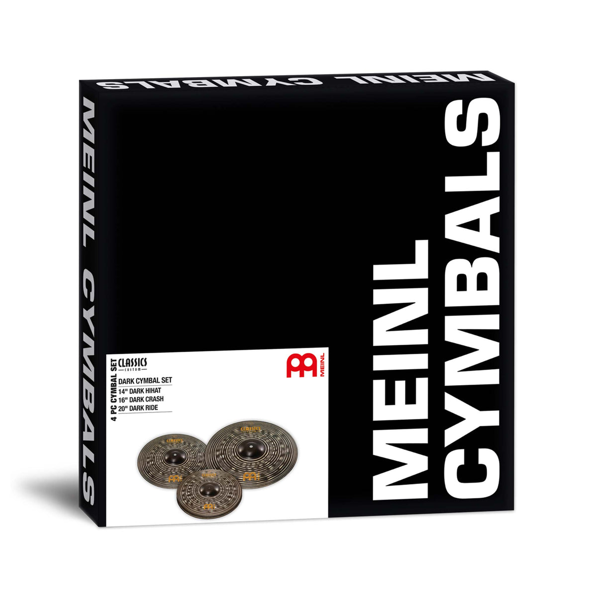 MEINL Cymbals CCD141620 Classics Custom Dark Cymbal Set (14inHH