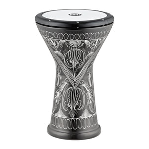 MEINL Percussion HE-3218 10 x 18 1/4inch Bass Aluminium Doumbek, Hand Engraved
