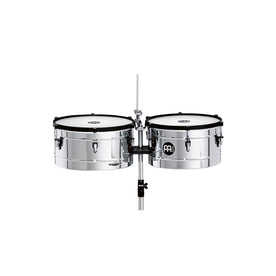 MEINL Percussion MT1415-CH 14+15inch Marathon Series Timbales, Chrome