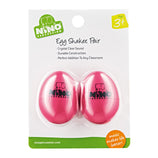 NINO Percussion NINO540SP-2 Plastic Egg Shaker, Pair, Strawberry Pink