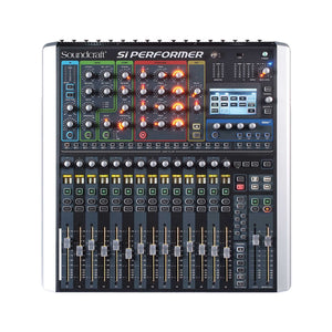 Soundcraft Si Performer 1 - 16 Mic preamp 8 stereo Digital Audio Mixer w DMX 512 lighting controls