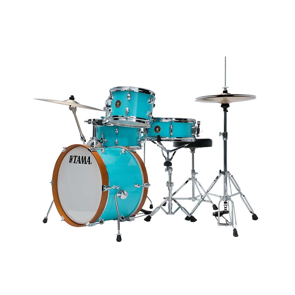 TAMA LJK48H4-AQB Club-JAM Kit 4-Piece w/ Hardware+Throne, Aqua