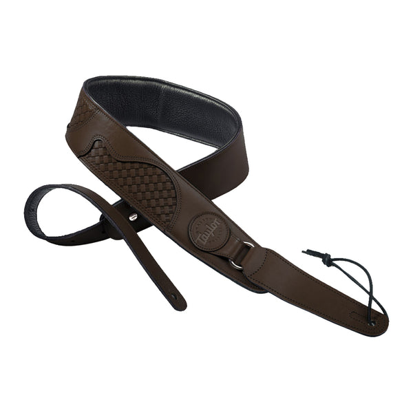 Taylor Guitar Basket Weave Guitar Strap, Dark Brown Swee Lee Singapore