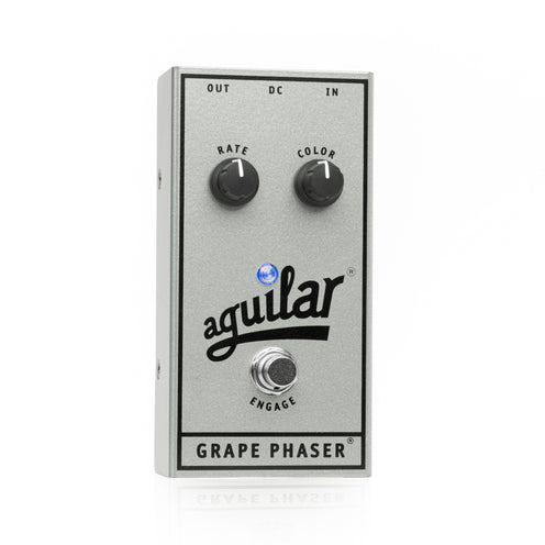 Aguilar Ltd Ed 25th Anniversary Silver Grape Phaser Bass Guitar Effects Pedal