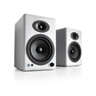 Audioengine A5+ Wireless Bluetooth Powered Bookshelf Speakers, Hi-Gloss White (Pair)