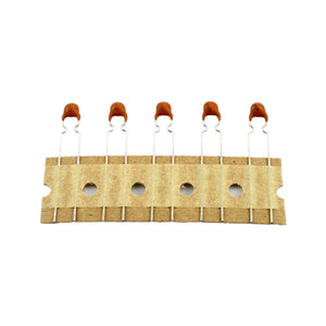 Allparts EP-0057-000 .001 MFD Ceramic Disc Capacitors, Set of 5