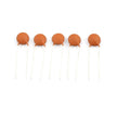Allparts EP-0060-000 .1 MFD Ceramic Disc Capacitors, Set of 5