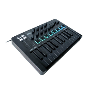 Arturia Minilab Mk3 25 Slim-Key Controller, Deep Black