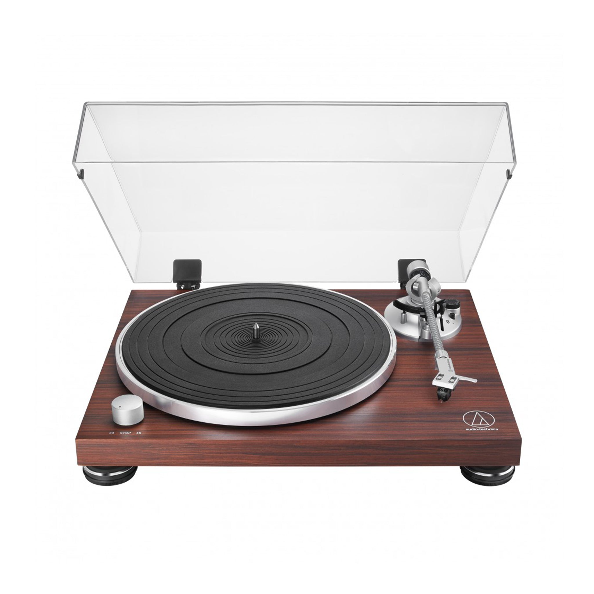 Audio-Technica AT-LPW50BT-RW Wireless Belt-Drive Turntable, Rosewood