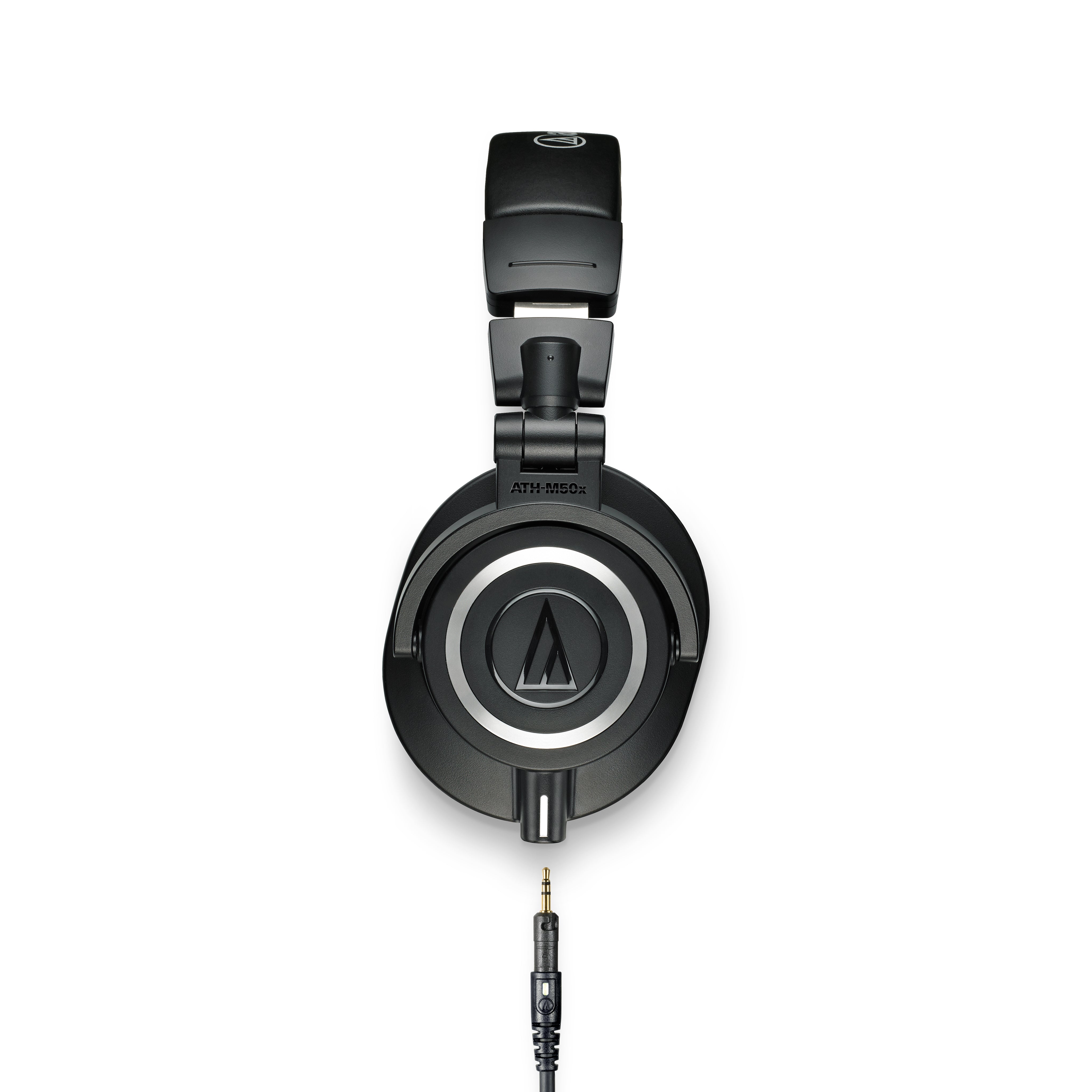 美品 audio technica ATH-M50x ブラック Audio-Technica ATH-M50x Professional Monitor Headphones