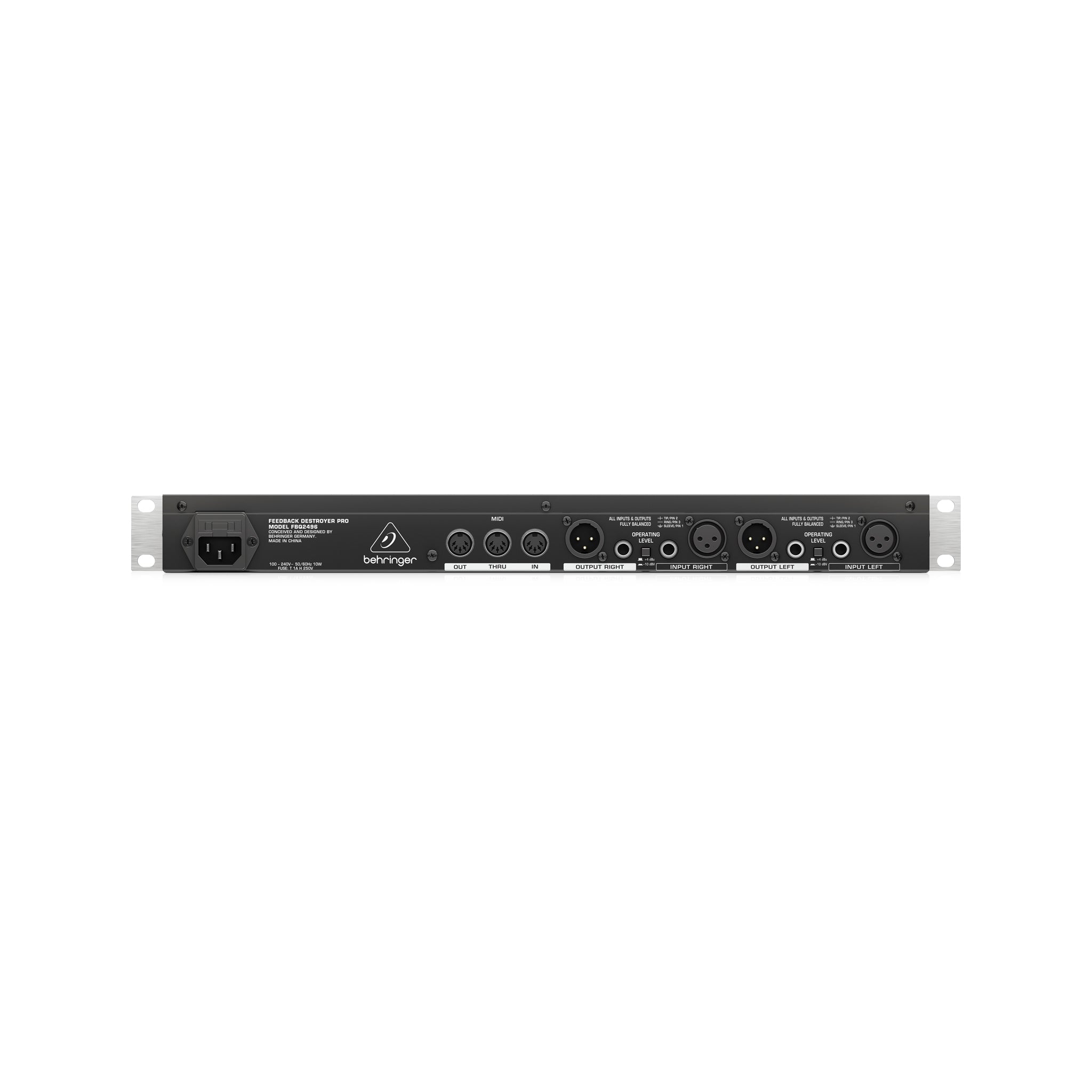 配信機器・PA機器・レコーディング機器 behringer Feedback Destroyer Pro Behringer Feedback Destroyer Pro FBQ2496 – Swee Lee Singapore