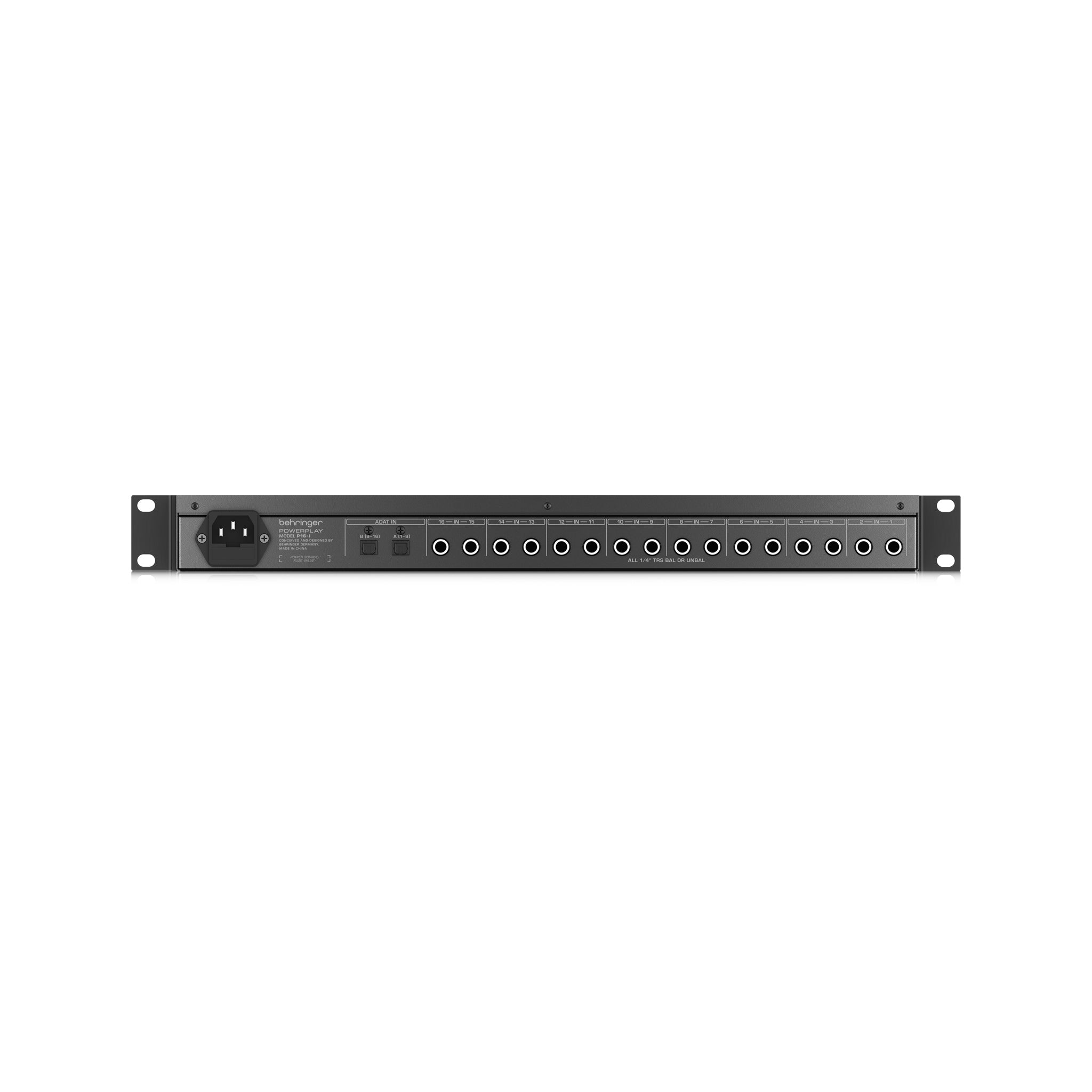 Behringer Powerplay P16-I 16-channel Input Module – Swee Lee Singapore