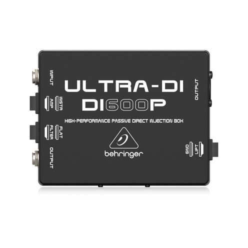 Behringer Ultra-DI DI600P 1-Channel Passive Microphone / Instrument Direct Box