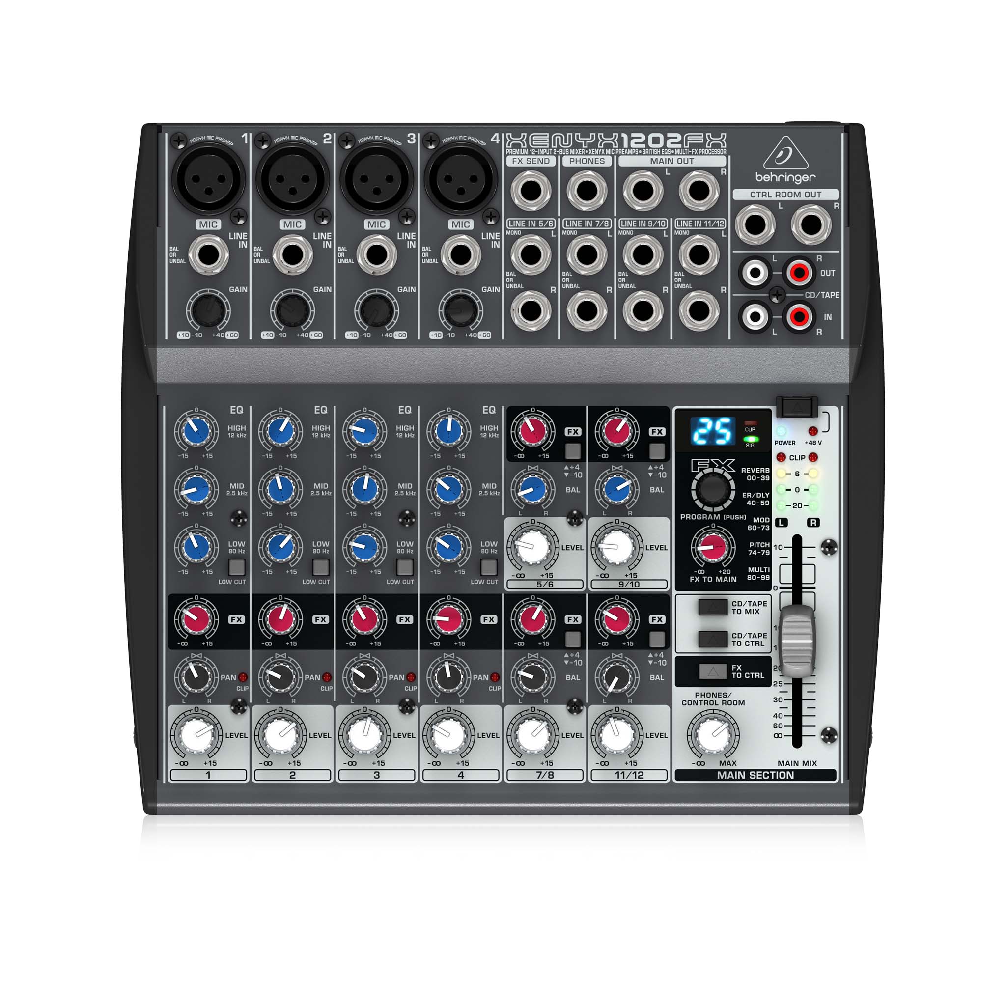 Behringer 1202FX Xenyx Small Mixer w/ Effects