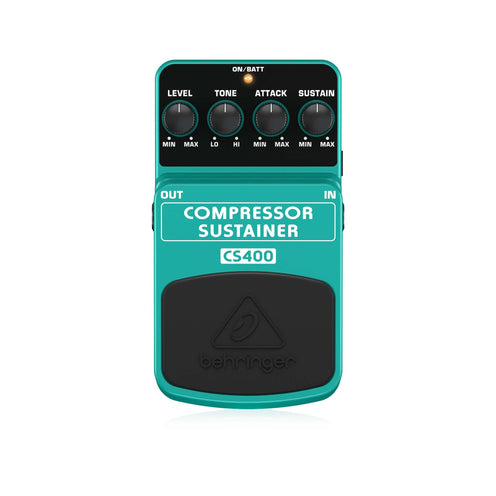 Behringer CS400 Compressor/Sustainer Guitar Effects Pedal