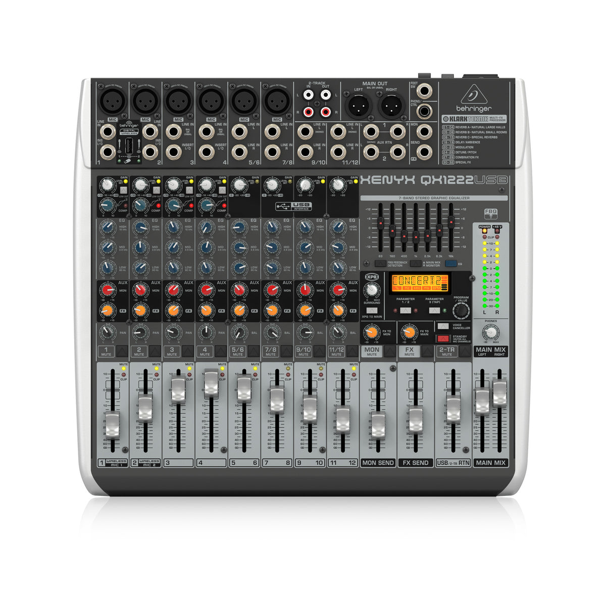使用中のとても綺麗な、BEHRINGER　 XENYX１２０２ Behringer Xenyx QX1202 USB | Analog DJ Mixer | AVMaxx