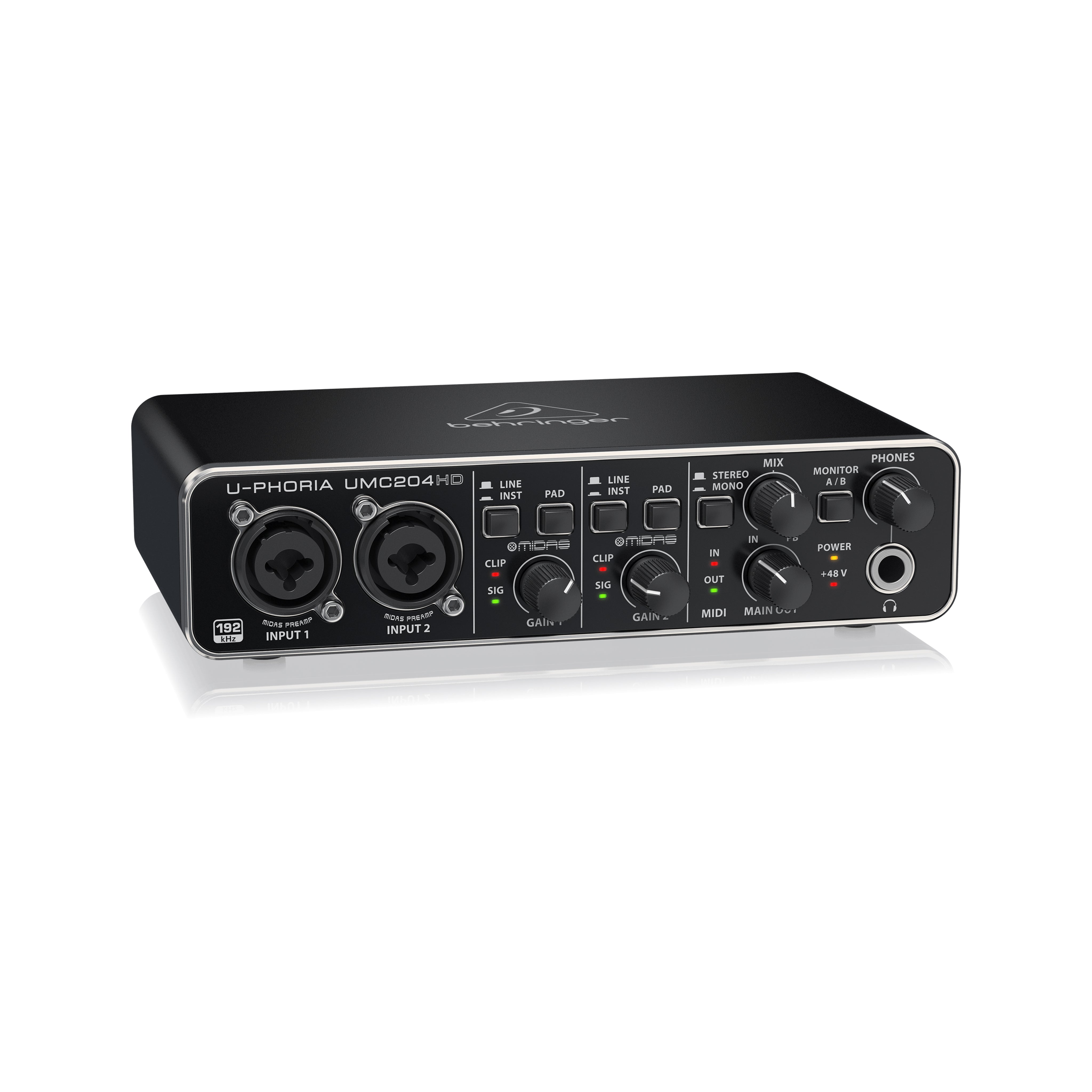 Behringer U-Phoria UMC204HD USB Audio Interface – Swee Lee Singapore