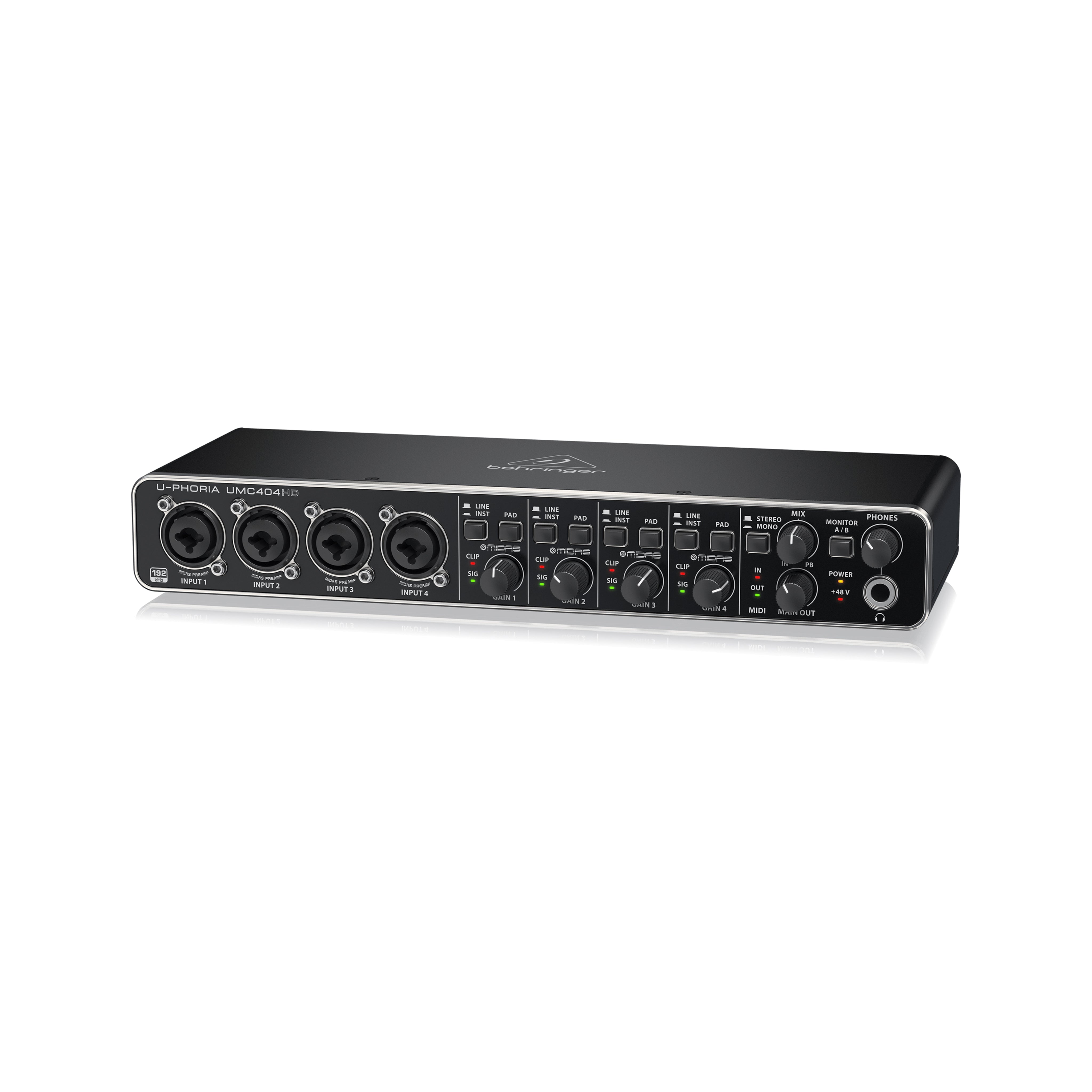 Behringer U-Phoria UMC404HD USB Audio Interface – Swee Lee Singapore