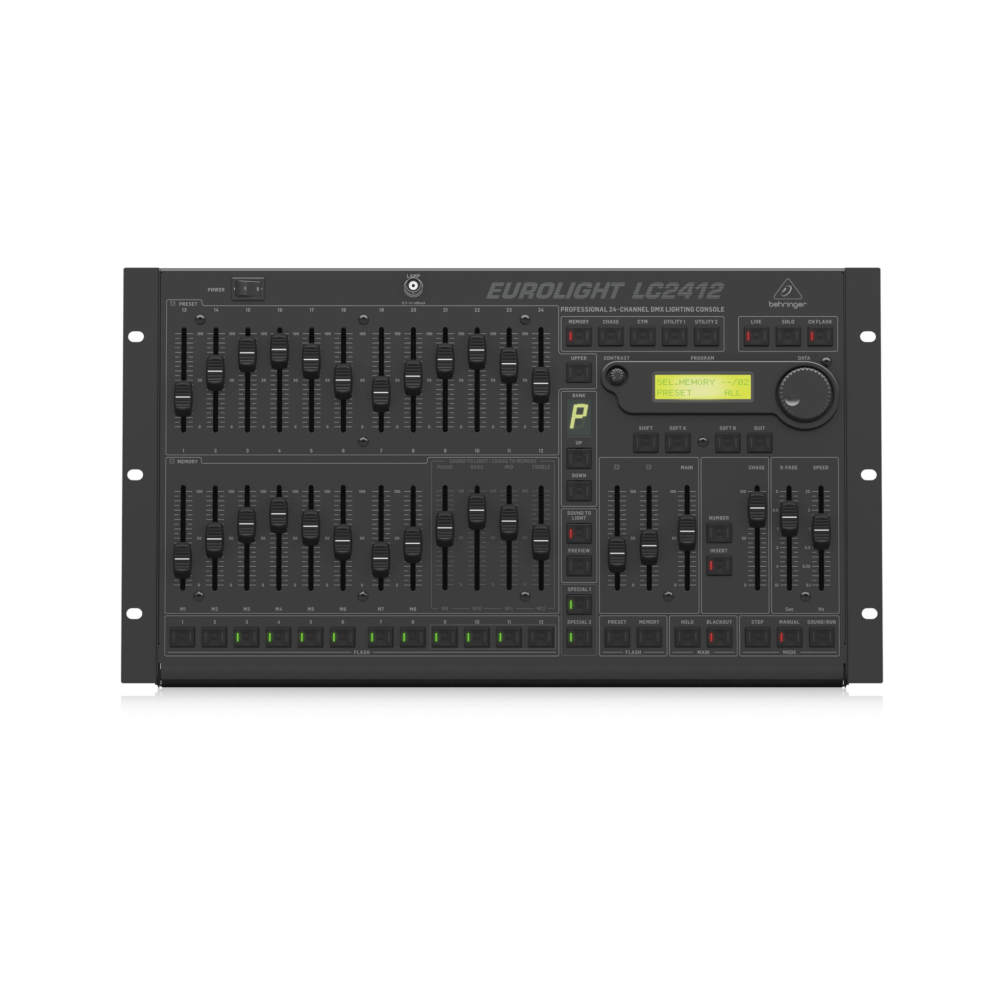 Behringer LC2412 V2 512-Ch 24-Fader DMX Controller