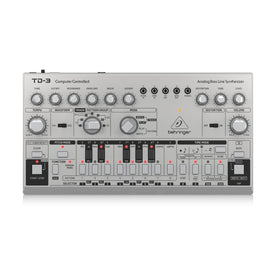 Behringer TD-3-SR Analog Bass Line Synthesizer, Silver – Swee Lee