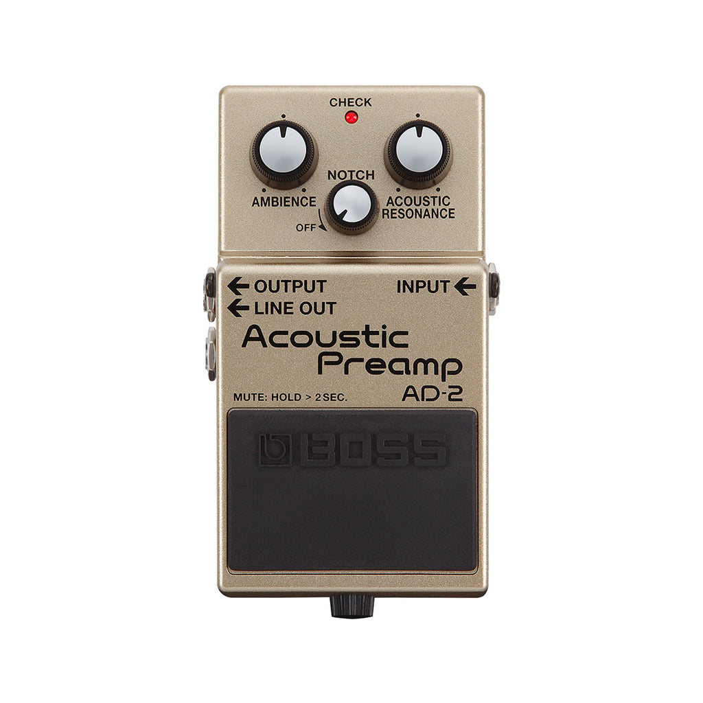ギター BOSS Acoustic Preamp AD-2 BOSS AD-2 Acoustic Preamp Guitar Effects Pedal – Swee Lee Singapore