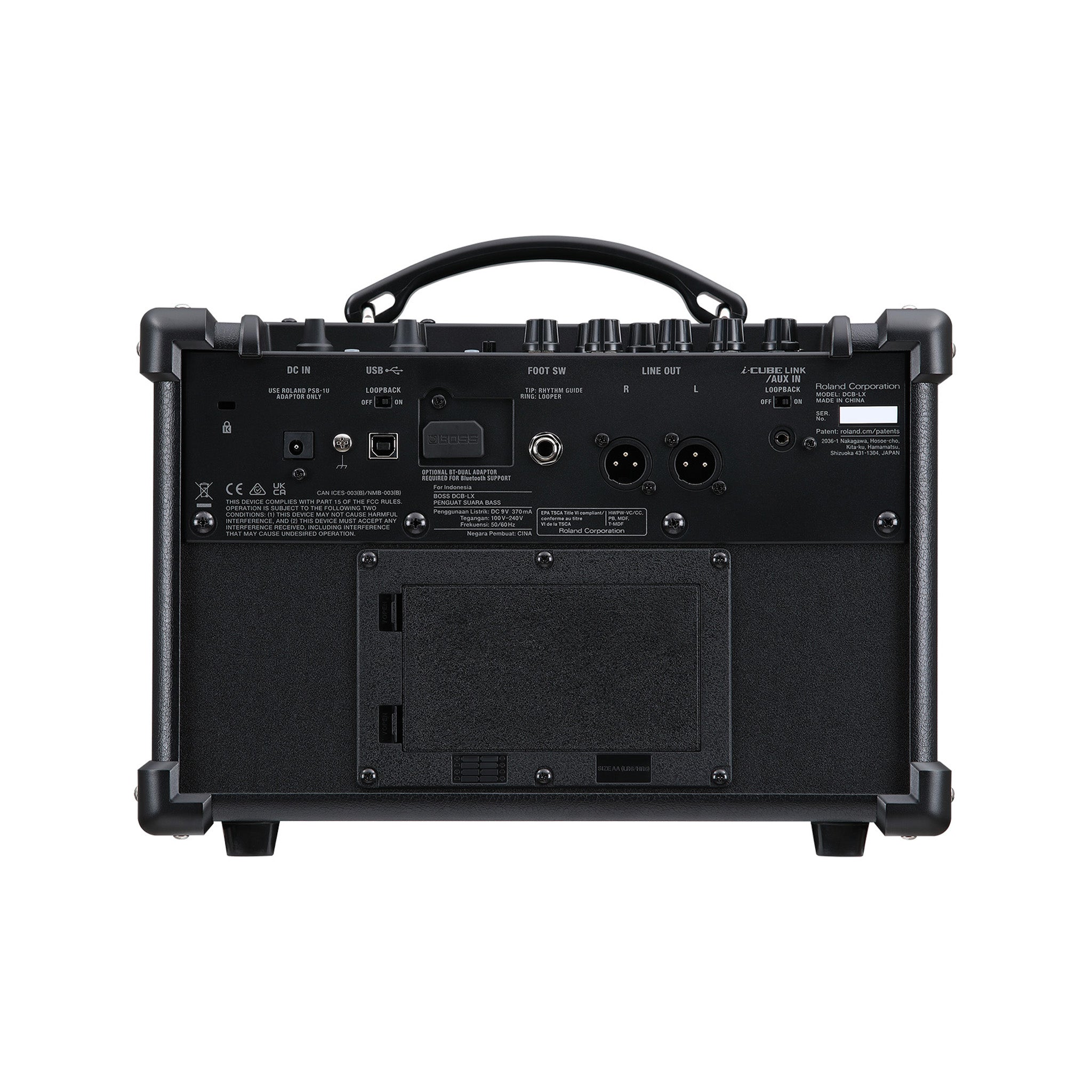 BOSS DUAL CUBE BASS LX / Bluetooth付き コンパクトなサイズでありながら、高い基本性能を備えたベース・アンプ