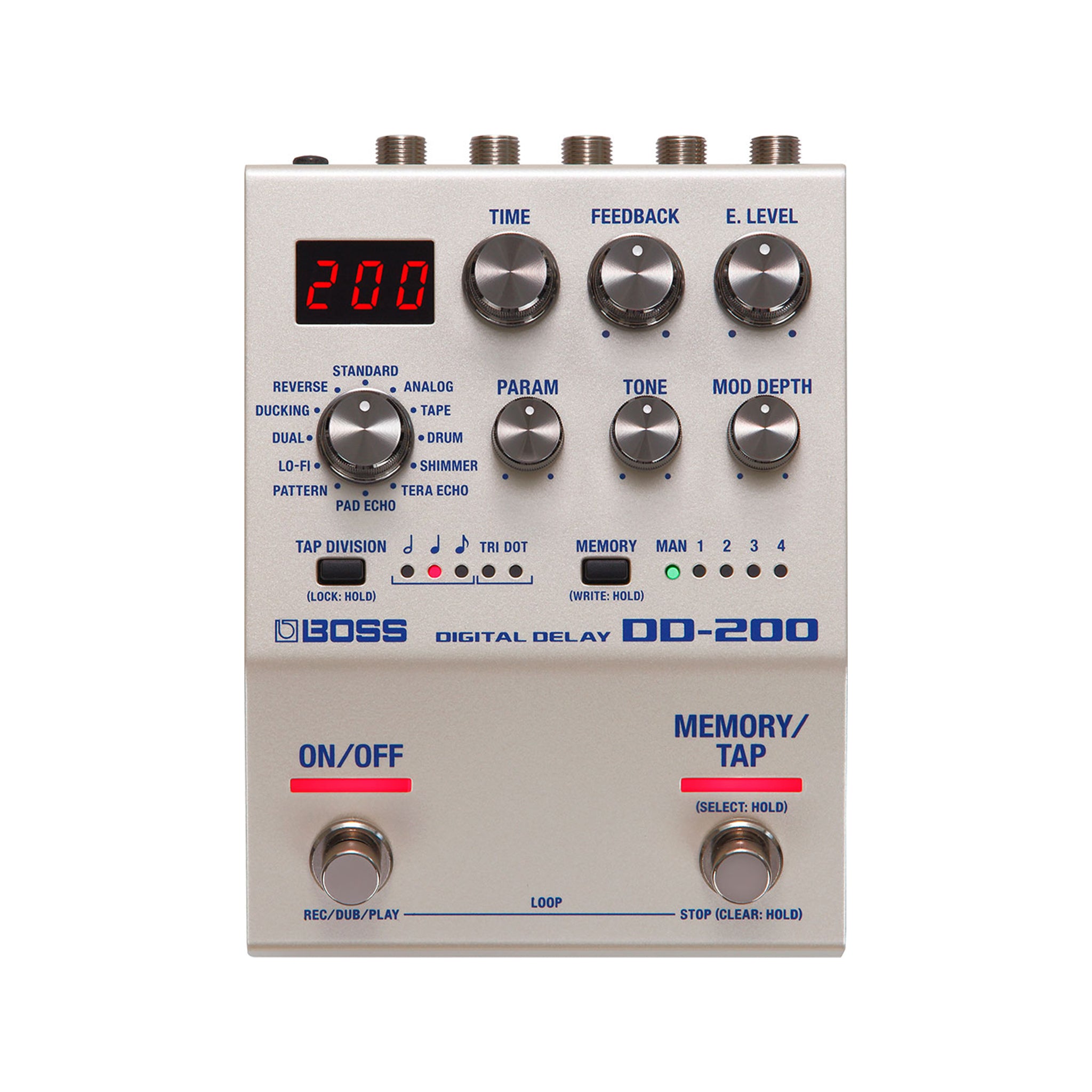 BOSS DD-200 Digital Delay Guitar Effects Pedal