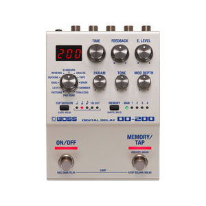 BOSS DD-200 Digital Delay Guitar Effects Pedal