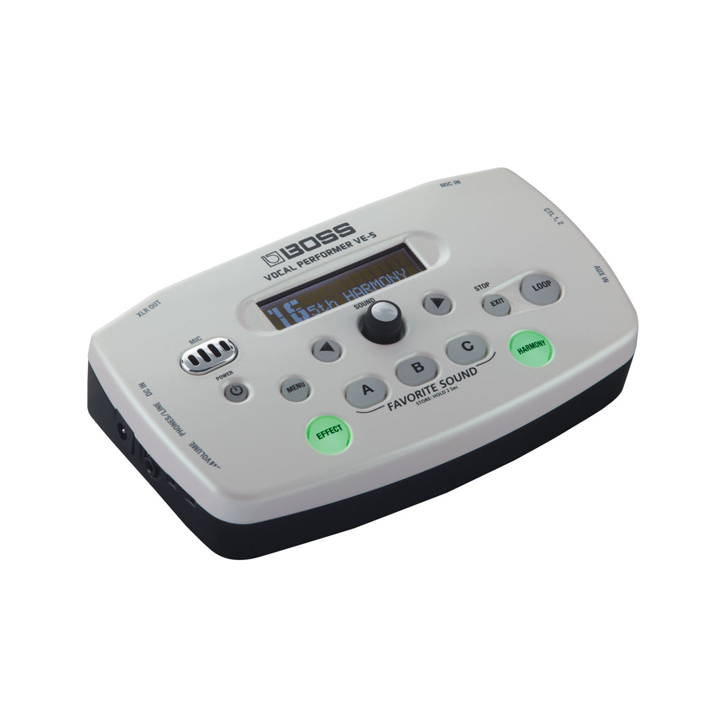 BOSS VE-5 Vocal Performer, White – Swee Lee Singapore