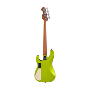 Charvel Pro-Mod San Dimas Bass PJ IV Bass Guitar, Maple FB, Lime Green Metallic
