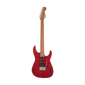 Charvel Pro-Mod DK24 HSS 2PT CM Ash Electric Guitar, Caramelized Maple FB, Red Ash