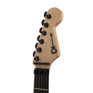Charvel Pro-Mod San Dimas Style 1 HH Floyd Rose Ash Electric Guitar, Ebony FB, Old Yella