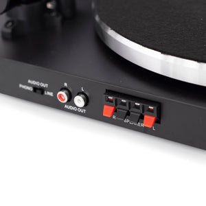 Crosley Modern 2-Speed Bluetooth Turntable System, Black
