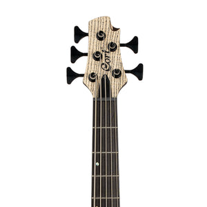 Cort A5-ULTRA-ASH-ENB Electric Bass Guitar w/Case, Etched Natural Black