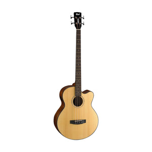 Cort AB850F-NAT Acoustic Bass Guitar w/Bag, Natural